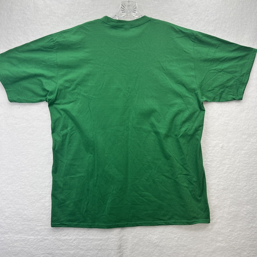 Vintage Cat T-Shirt I'm Fine I'm‎ Fine Green Size XL Mens Funny Short Sleeve - Picture 5 of 6
